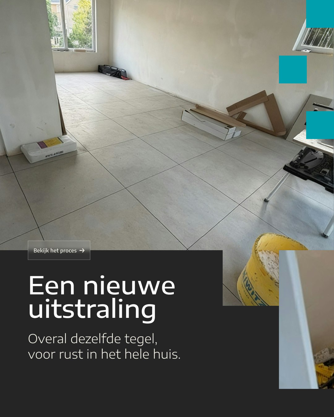 VT Wonen Raw Sand in 80 x 80 cm als lichte tegelvloer bij Dannenberg Tegels & Sanitair BV in Rijssen